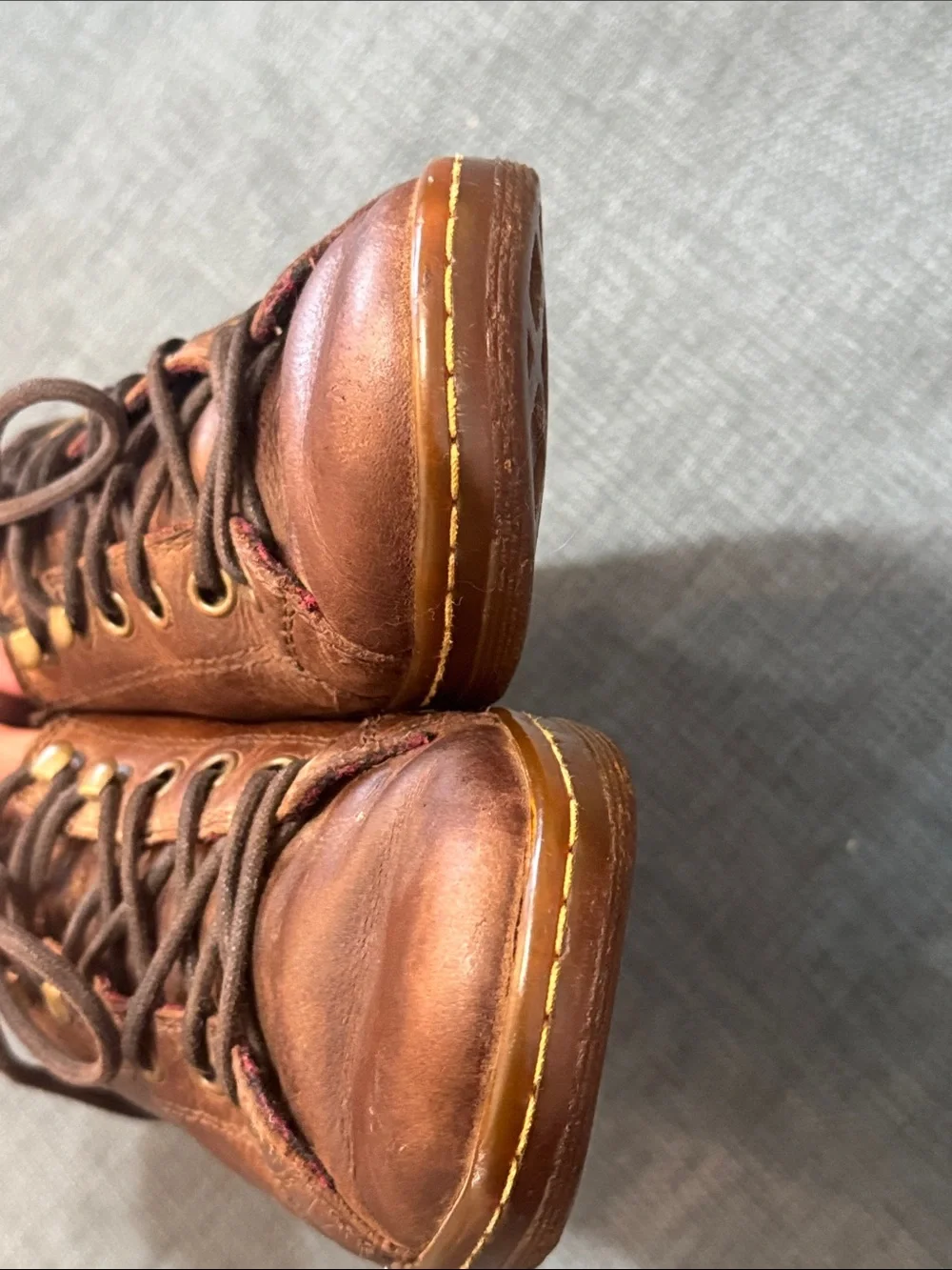 Dr. Martens Samira Lace-Up Shoes Women's Size 7 Brown Leather AW004 Vintage